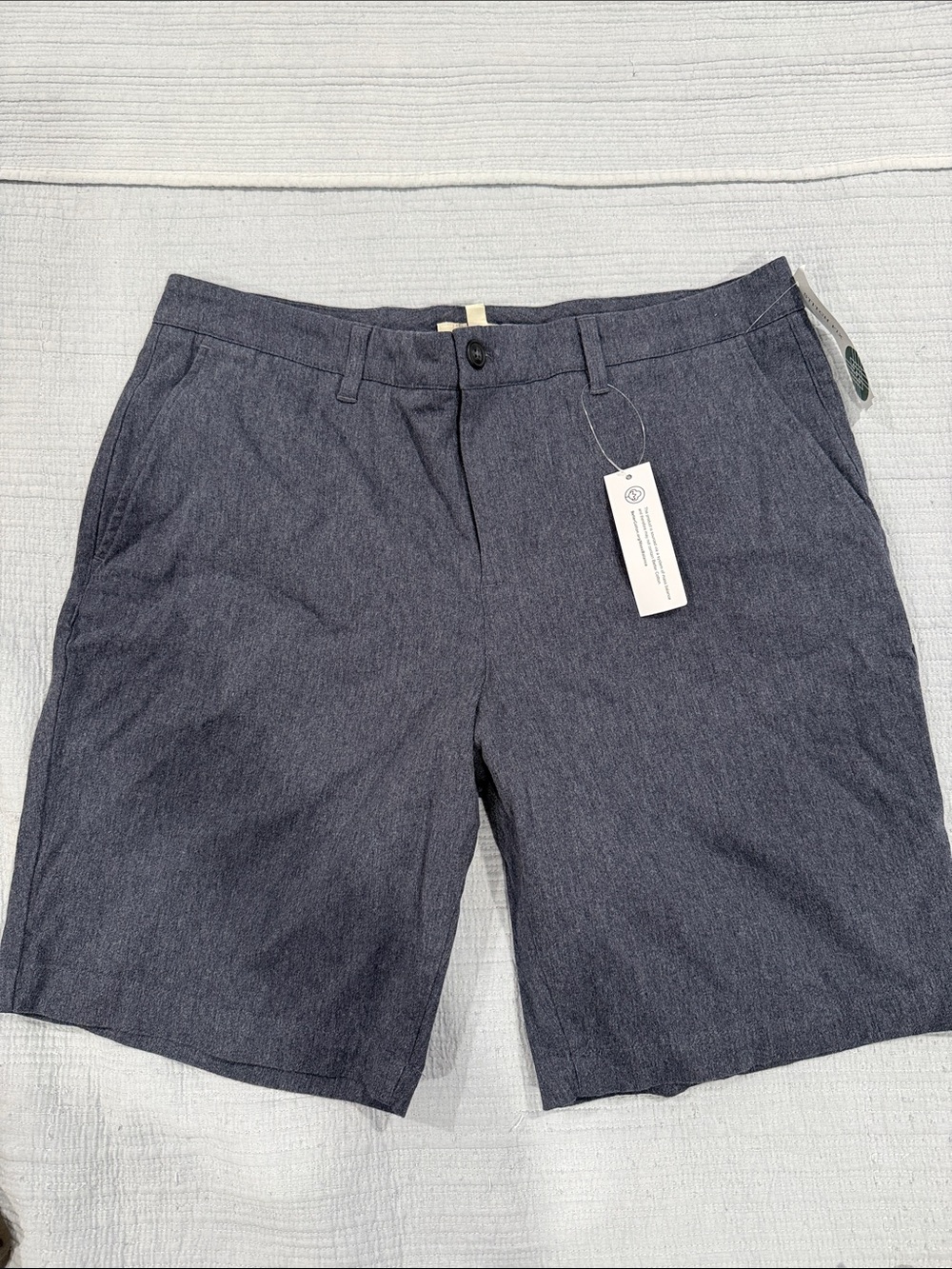 Men's  Navy Shorts with Tailored Fit